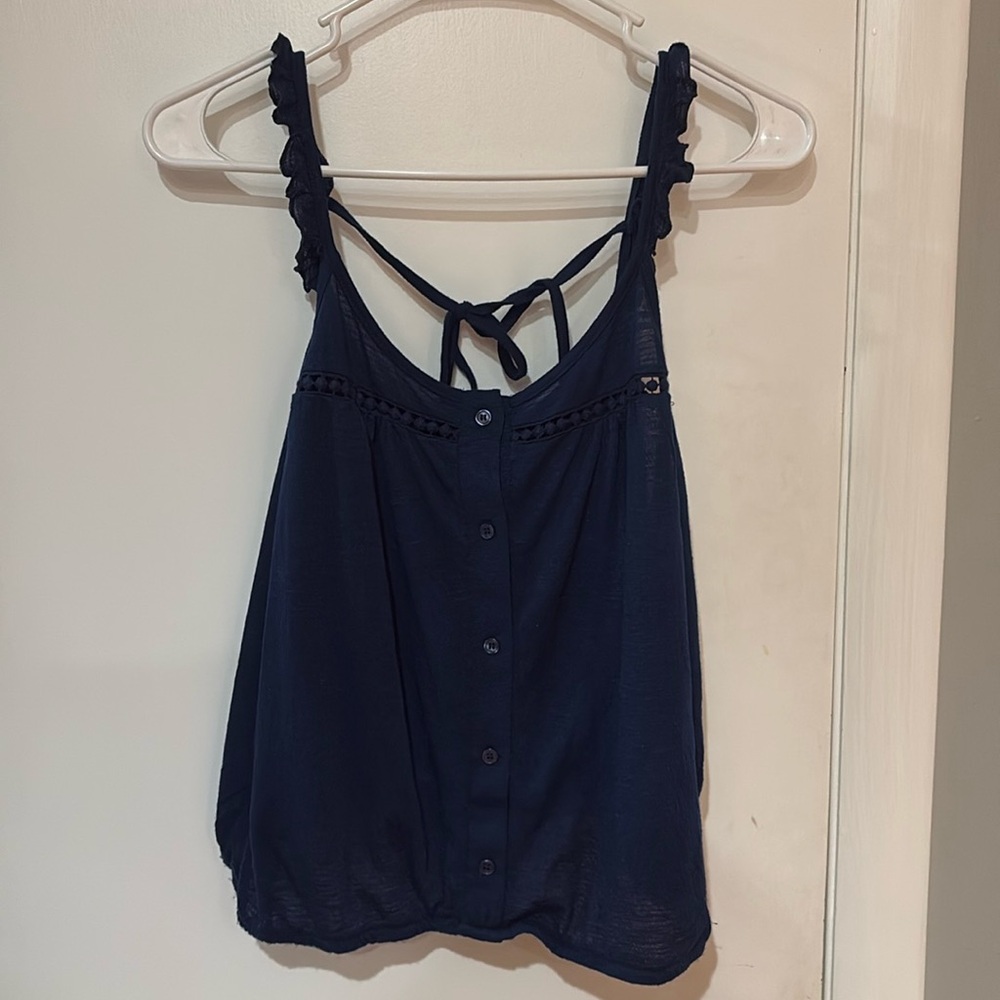 XL navy blue tank top